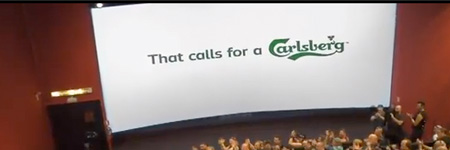 Carlsberg stunt